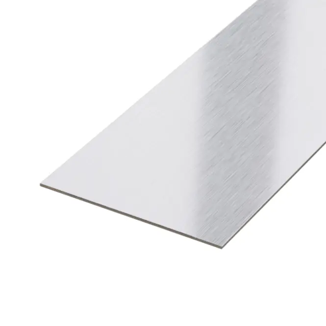 Dekoratívna lišta I 5x270 cm strieborná mat