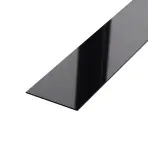 Dekoratívna lišta I 3,8x270 cm čierna lesk