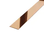 Dekoratívna lišta I 2,8x270 cm medená lesklá