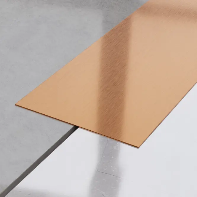 Dekoratívna lišta I 10x270 cm medená mat