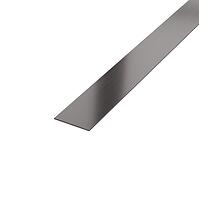 Dekoratívna lišta I 2,8x270 cm gunmetal šedá mat
