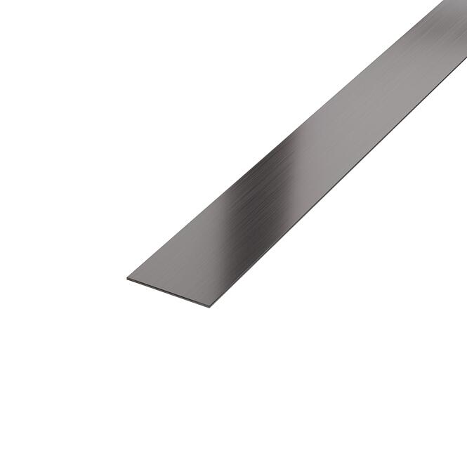 Dekoratívna lišta I 2,8x270 cm gunmetal šedá mat