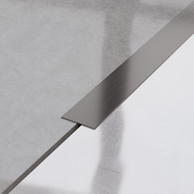 Dekoratívna lišta I 2,8x270 cm gunmetal šedá mat,3