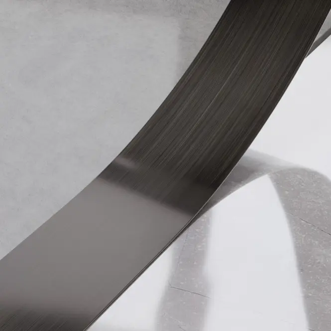 Dekoratívna lišta I 5x270 cm gunmetal šedá mat,2