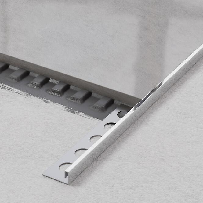 Rohový profil JS 10,5 mm x 270 cm strieborný lesk