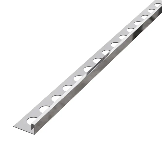 Rohový profil JS 12,5 mm x 270 cm strieborný lesk