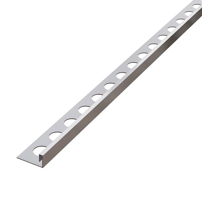 Rohový profil JS 12,5 mm x 270 cm strieborný mat