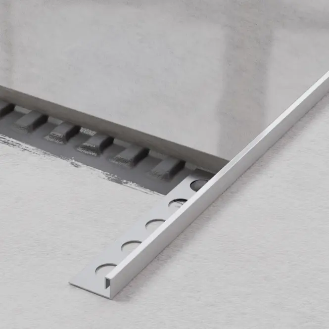 Rohový profil JS 12,5 mm x 270 cm strieborný mat