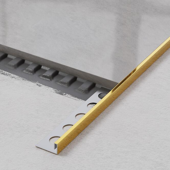 Rohový profil JS 10,5 mm x 270 cm zlatý lesk,2