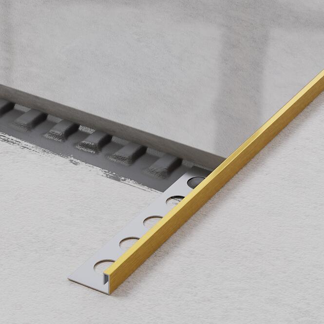 Rohový profil JS 10,5 mm x 270 cm zlatý mat