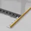 Rohový profil JS 10,5 mm x 270 cm zlatý mat,2