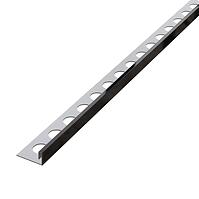 Rohový profil JS 10,5 mm x 270 cm čierny lesk