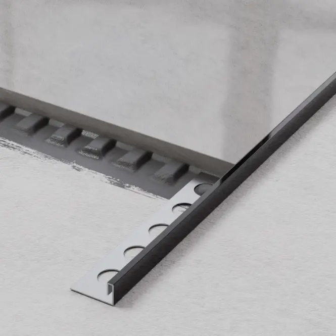 Rohový profil JS 10,5 mm x 270 cm čierny lesk