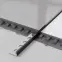 Rohový profil JS 10,5 mm x 270 cm čierny lesk,3
