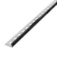 Rohový profil JS 12,5 mm x 270 cm čierny lesk
