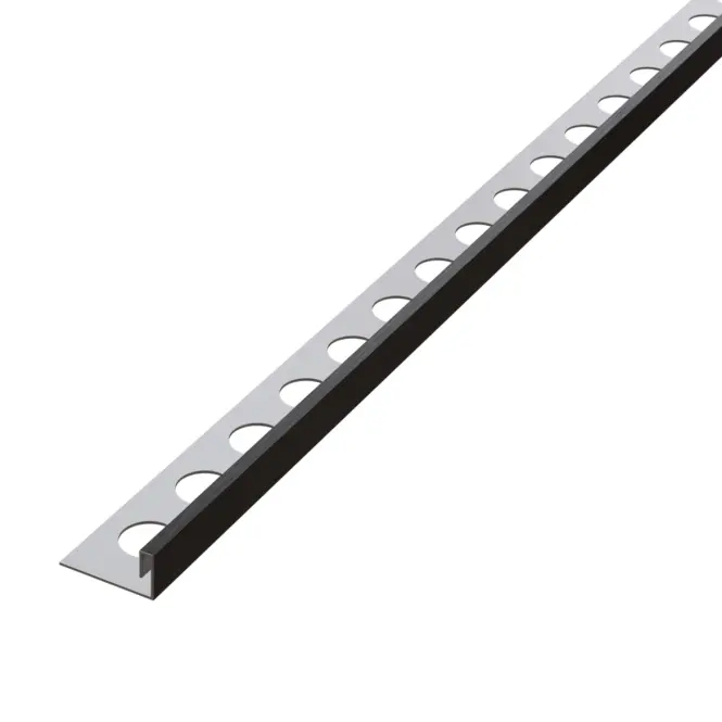 Rohový profil JS 12,5 mm x 270 cm čierny mat