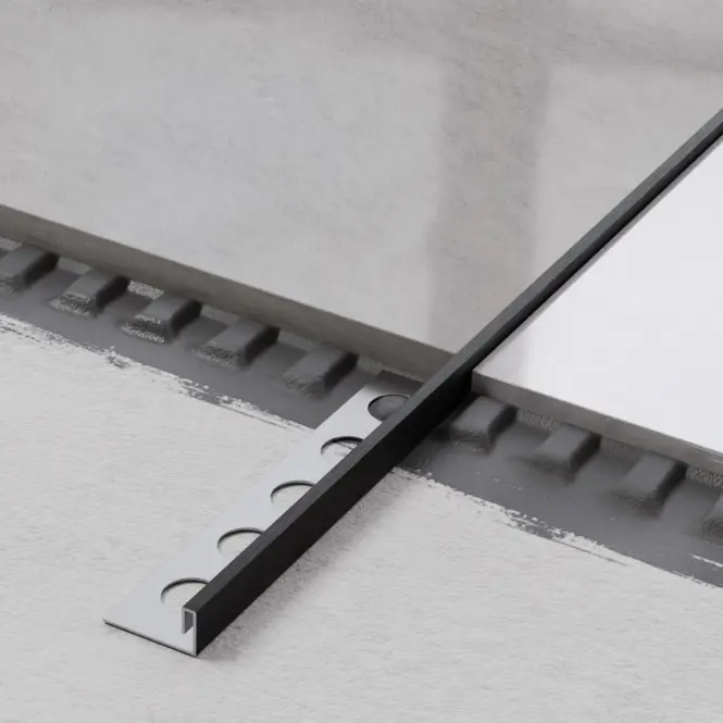 Rohový profil JS 12,5 mm x 270 cm čierny mat