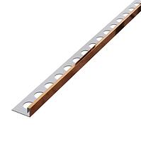 Rohový profil JS 12,5 mm x 270 cm medený lesk