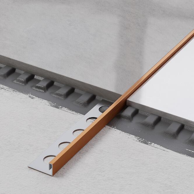 Rohový profil JS 12,5 mm x 270 cm medený mat
