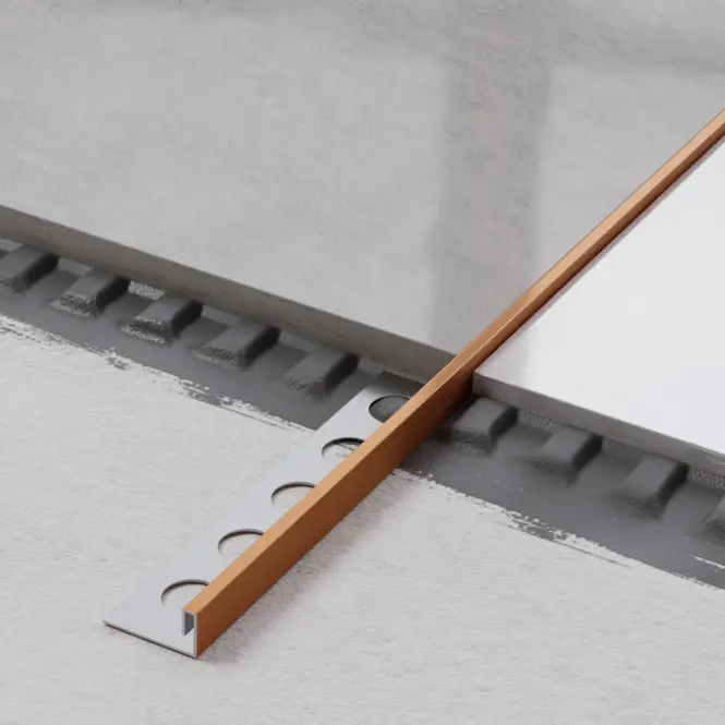 Rohový profil JS 12,5 mm x 270 cm medený mat,3