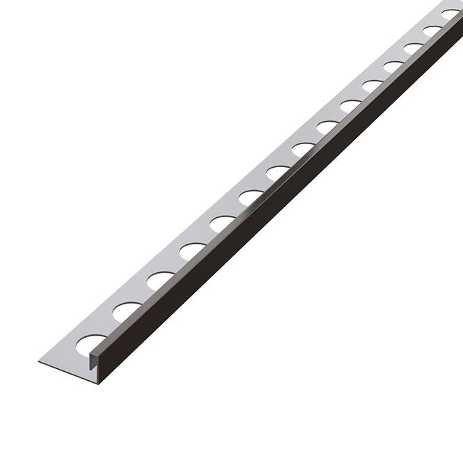 Rohový profil JS 10,5 mm x 270 cm gunmetal šedá mat