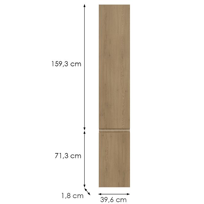 Kuchynská predná časť D40spwn  P T8 K282 Dub Cremona Grii,2