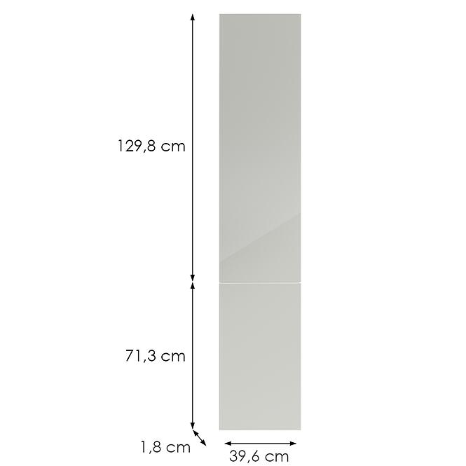 Kuchynská predná časť D40sp(L/P) L9 K900 Bianco Hg Griii