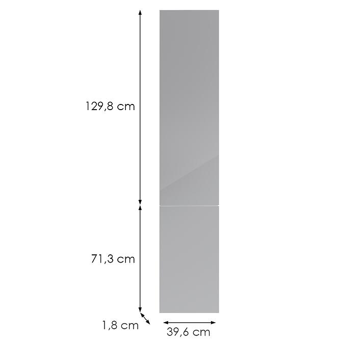 Kuchynská predná časť D40sp(L/P) L9 K268 Sivá Hg Griii