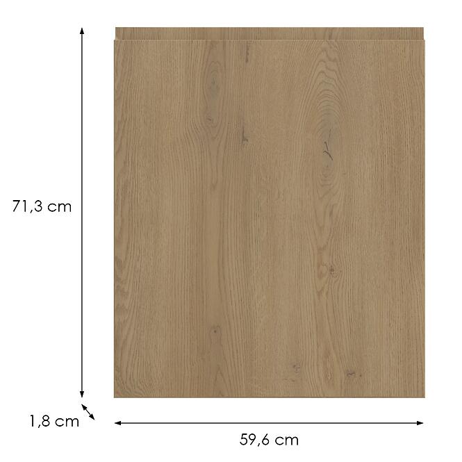 Kuchynská predná časť D60 P T8 K282 Dub Cremona Grii