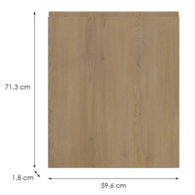 Kuchynská predná časť D60 L T8 K282 Dub Cremona Grii,2
