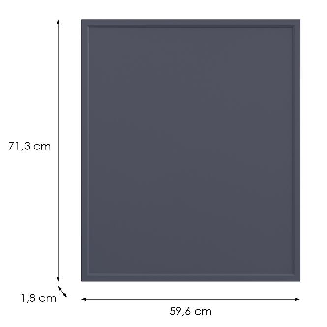 Kuchynská predná časť D60(L/P) O6 K273 Granát Gri