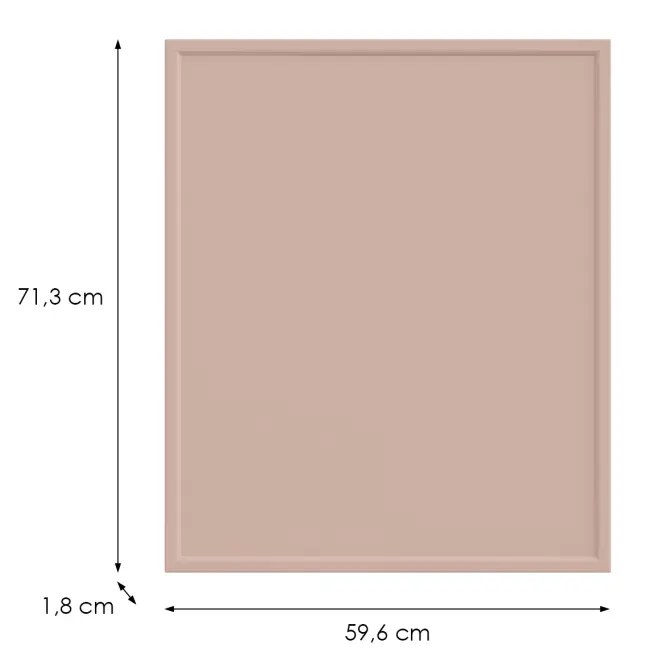 Kuchynská predná časť D60(L/P) O6 K276 Antická ružová Gr Ii
