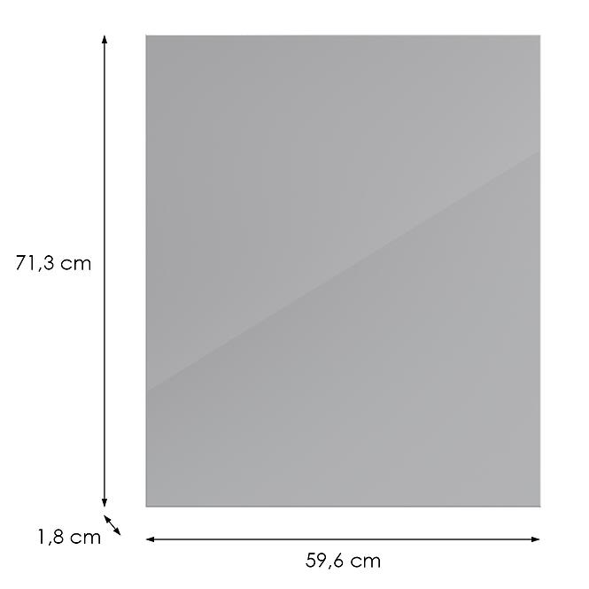 Kuchynská predná časť D60(L/P) L9 K268 Sivá Hg Griii