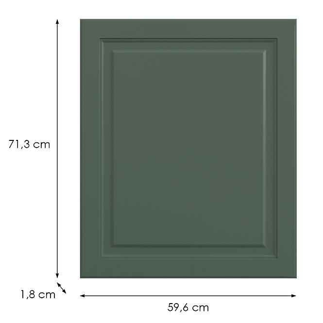 Kuchynská predná časť D60(L/P)  V6 K274 Zelený labrador Gri