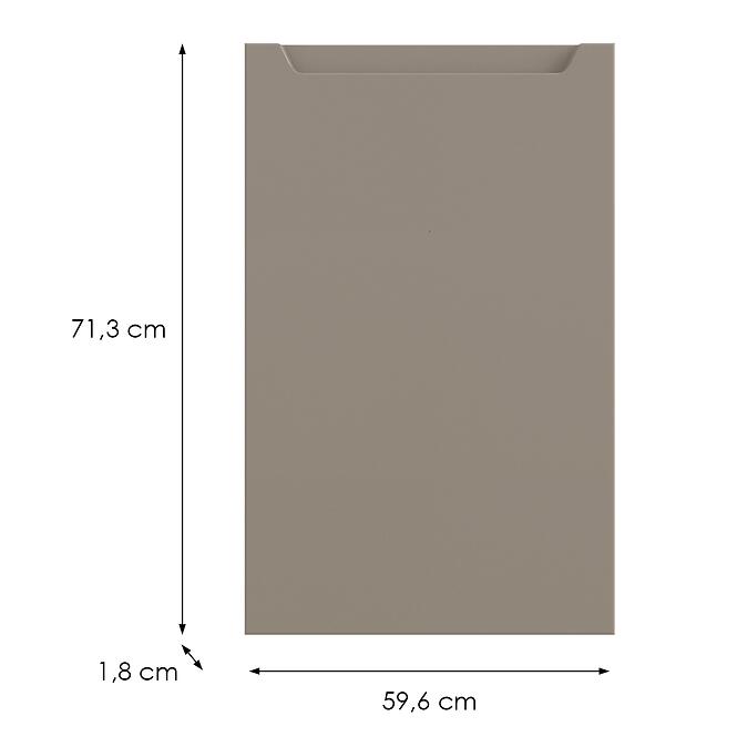 Kuchynská predná časť D60 L Q2 K204 Capuccino Matná Gri,2
