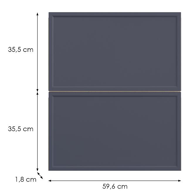 Kuchynská predná časť D60in O6 K273 Granát Gri,2