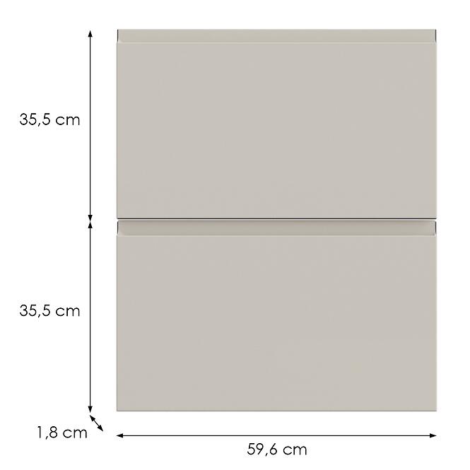 Kuchynská predná časť D60in  T8 K943 Kašmír Gri,2