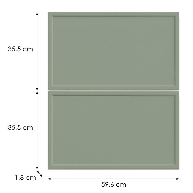 Kuchynská predná časť D60in O6 K-279 Olivový Grii