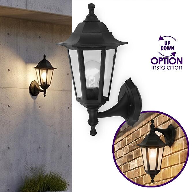 Luster HALDIN 2W1 66879 BLACK KGD1,4