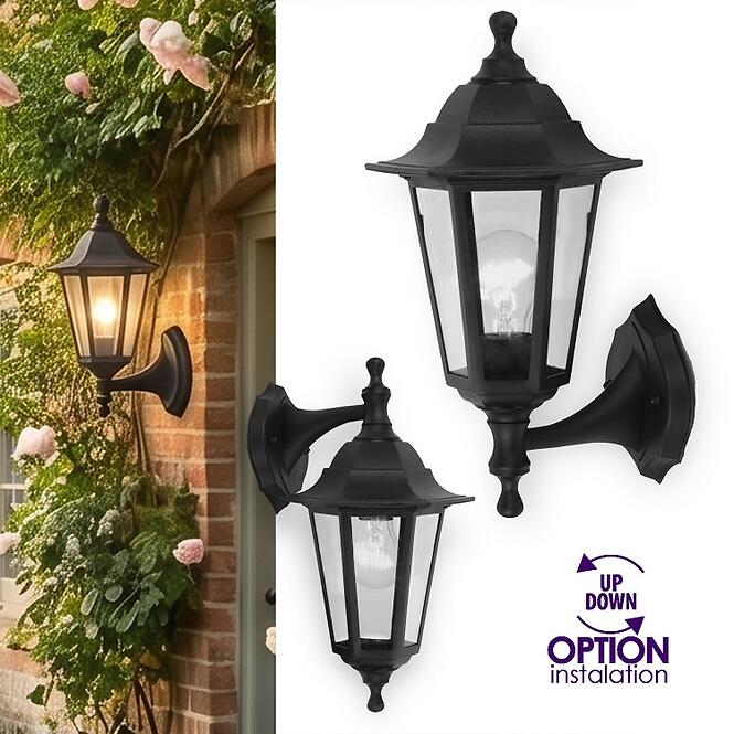 Luster HALDIN 2W1 66879 BLACK KGD1,5