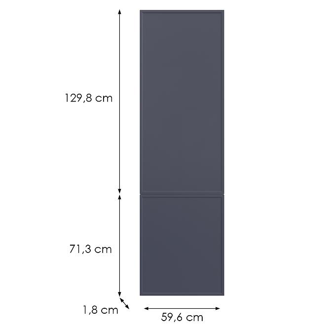 Kuchynská predná časť D60r(L/P) O6 K273 Granát Gri
