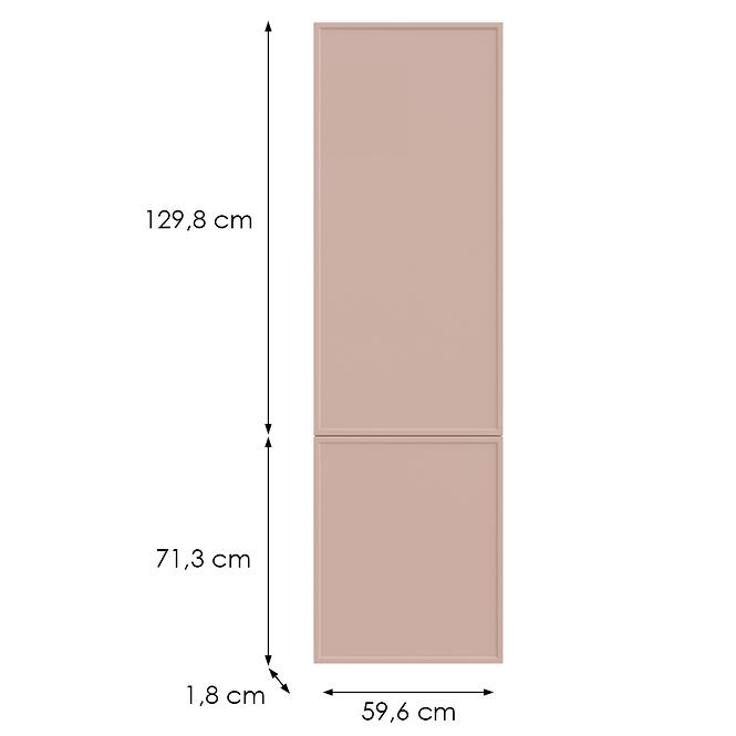 Kuchynská predná časť D60r(L/P) O6 K276 Antická ružová Gr Ii
