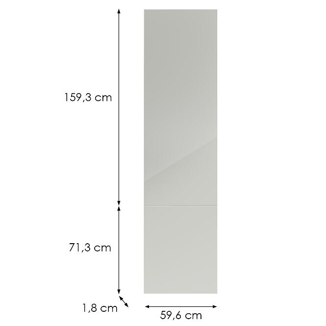 Kuchynská predná časť D60rwn(L/P) L9 K900 Bianco Hg Griii
