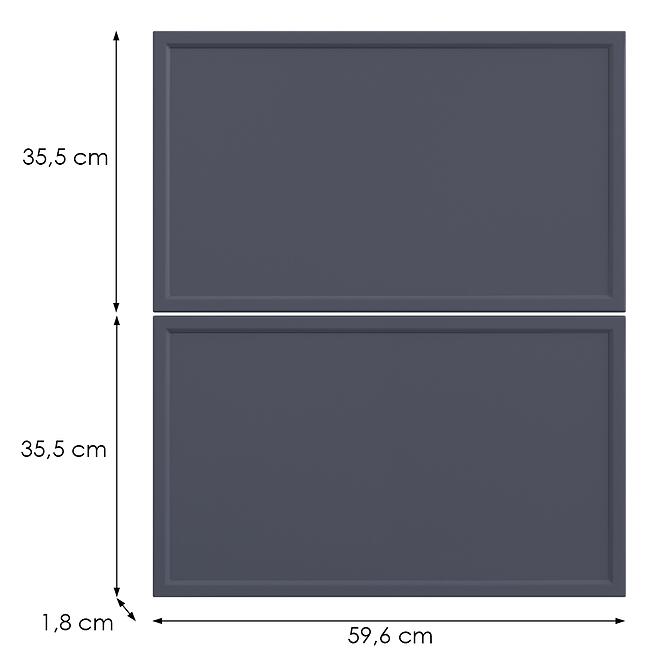 Kuchynská predná časť D60s2 O6 K273 Granát Gri
