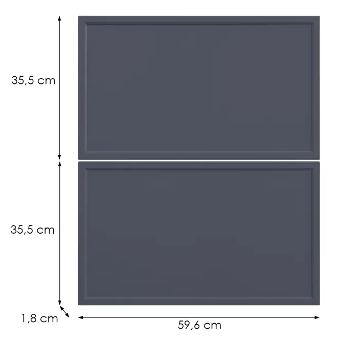 Kuchynská predná časť D60s2 O6 K273 Granát Gri,2