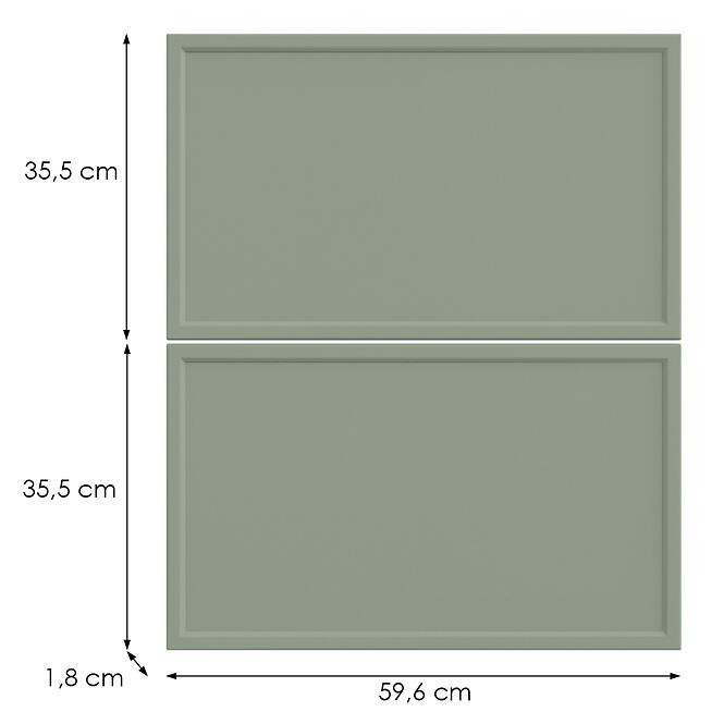 Kuchynská predná časť D60s2 O6 K-279 Olivový Grii