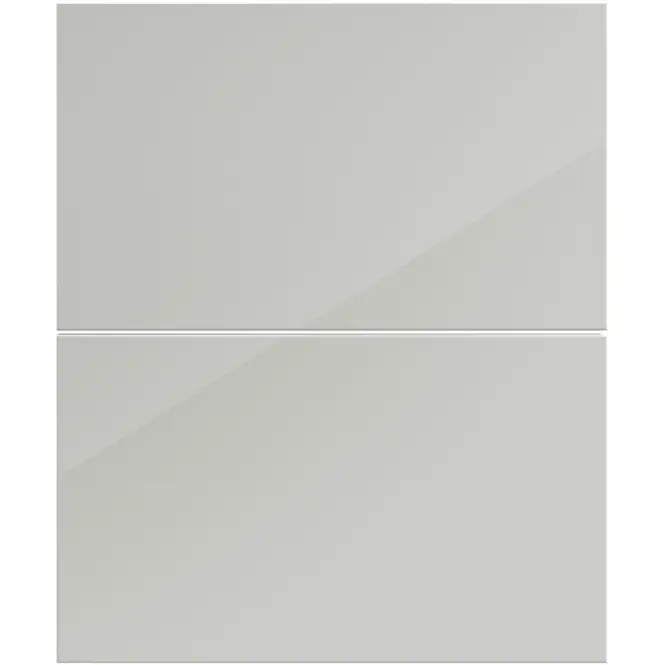 Kuchynská predná časť D60s2+1 L9 K900 Bianco Hg Griii