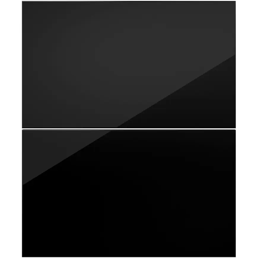 Kuchynská predná časť D60s2+1 L9 K165 Čierna Hg Griii