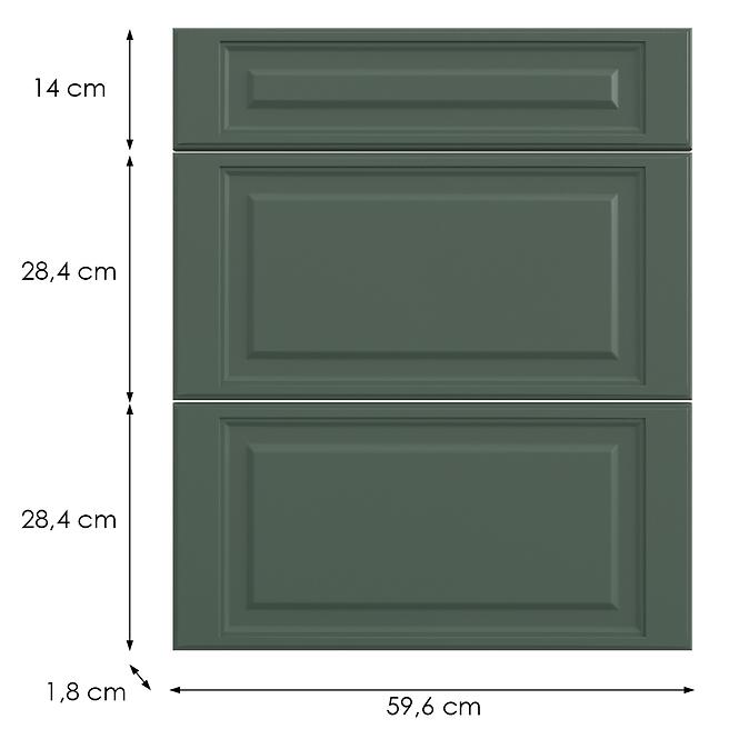 Kuchynská predná časť D60s3  V6 K274 Zelený labrador Gri,2