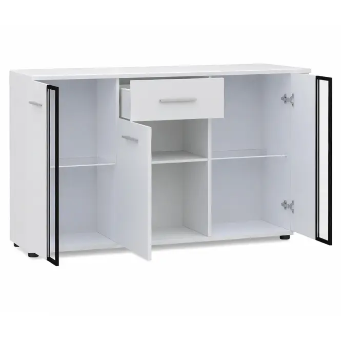 Komoda Enzo Biely Mat,3